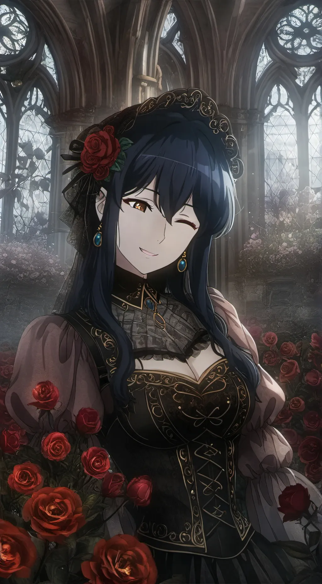 ai character: SPIDERLILY background