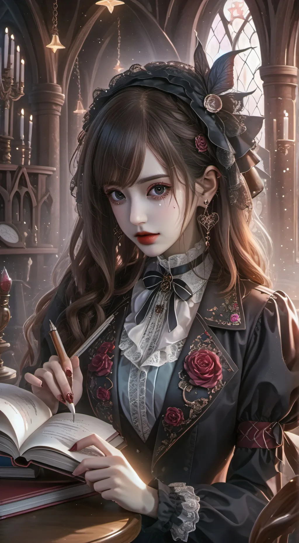 ai character: mske this little background