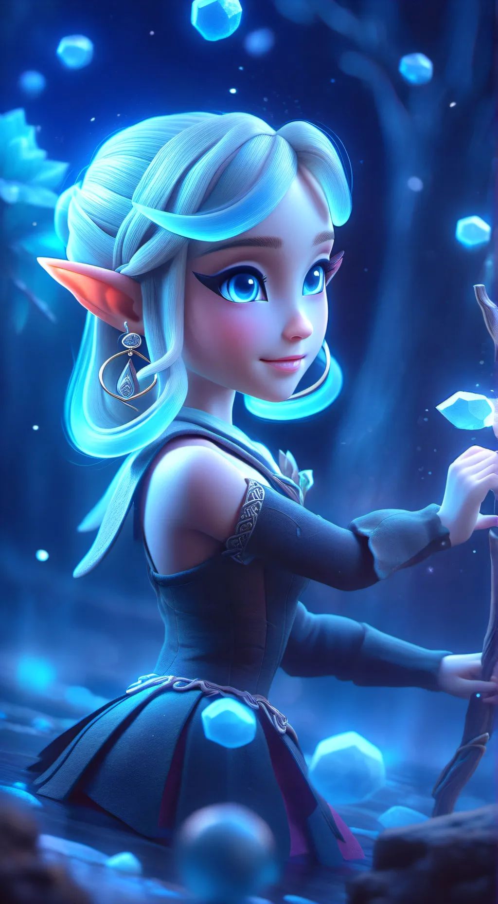 ai character: child elf background