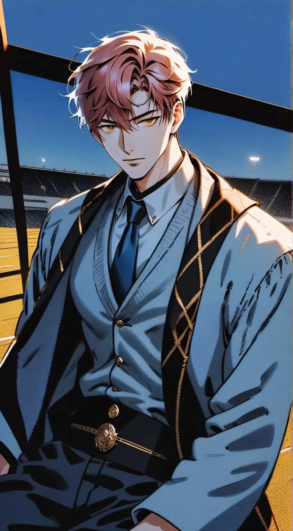 ai character: Micheal  background