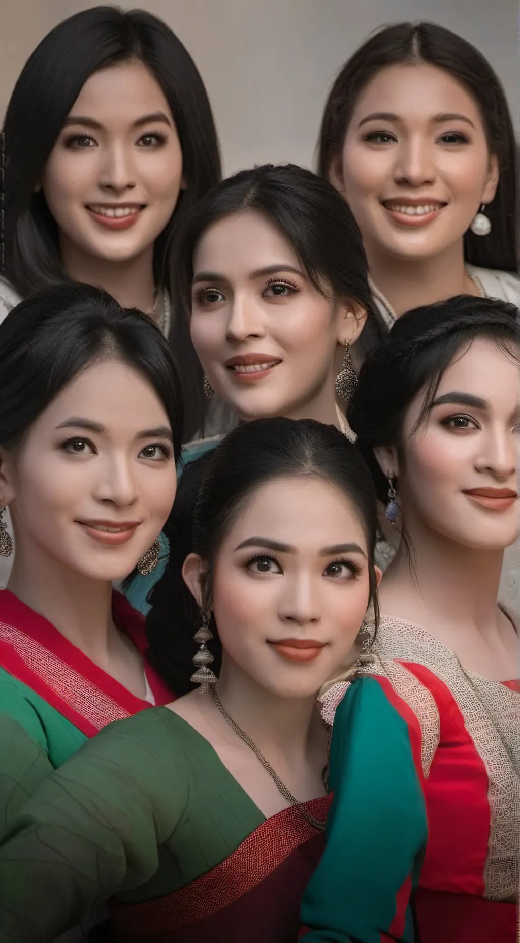 ai character: KATSEYE GNARLYY background