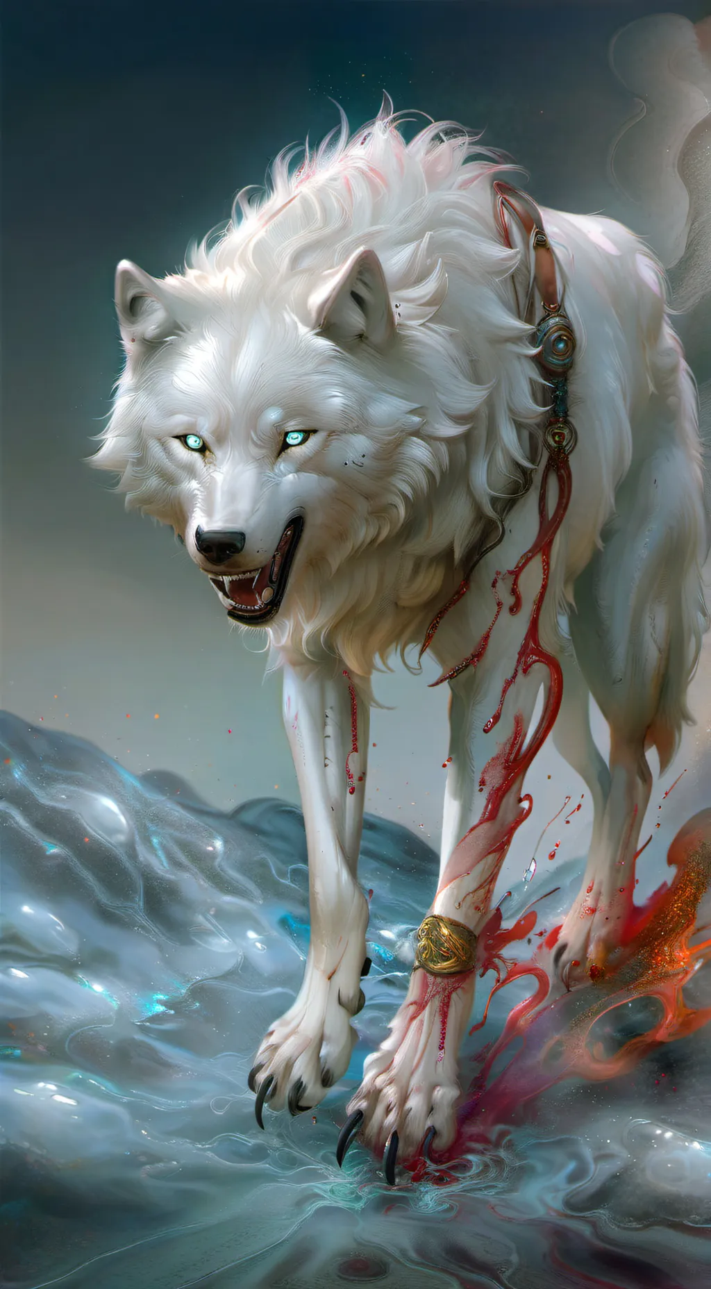 ai character: fight background