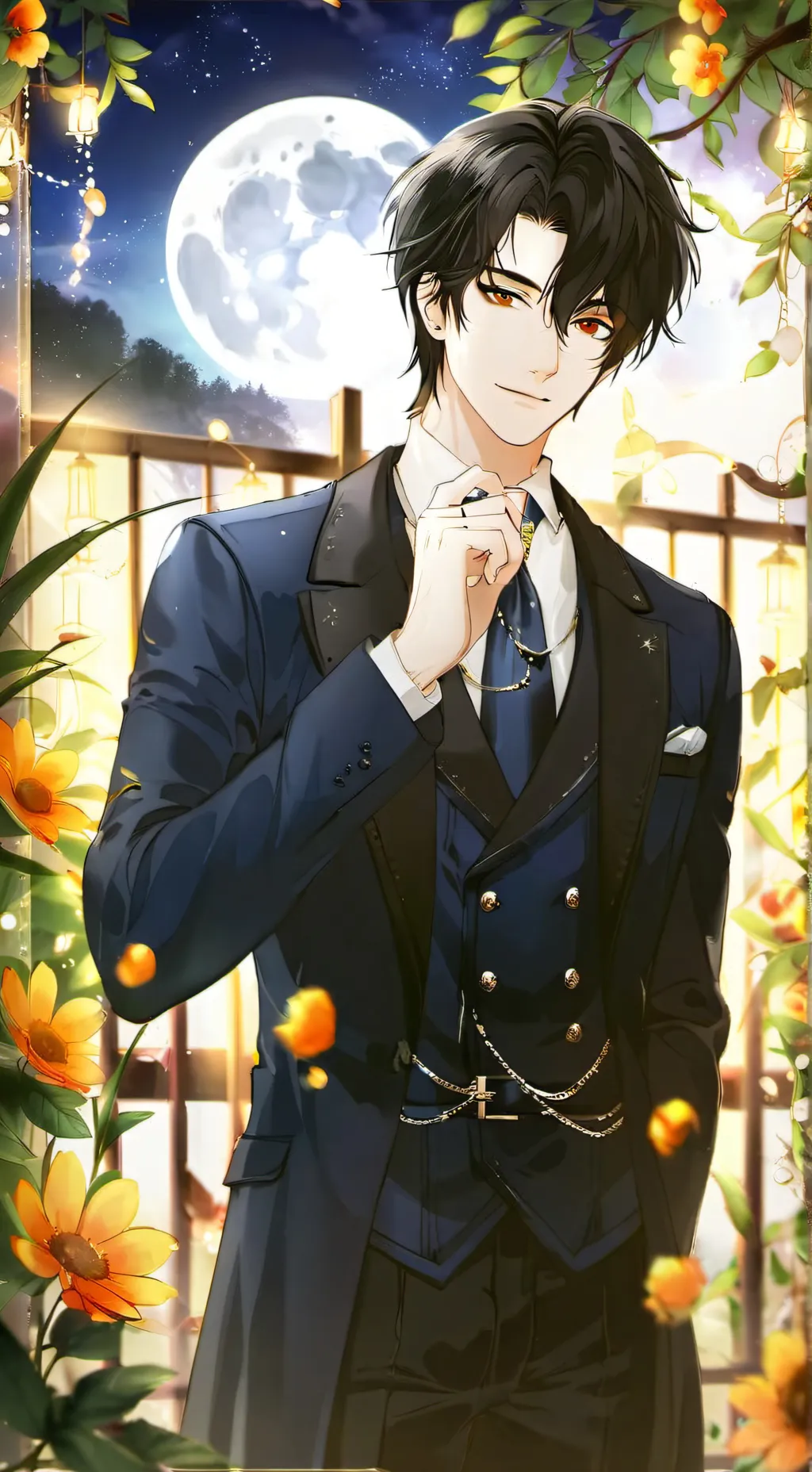 ai character: Mono background