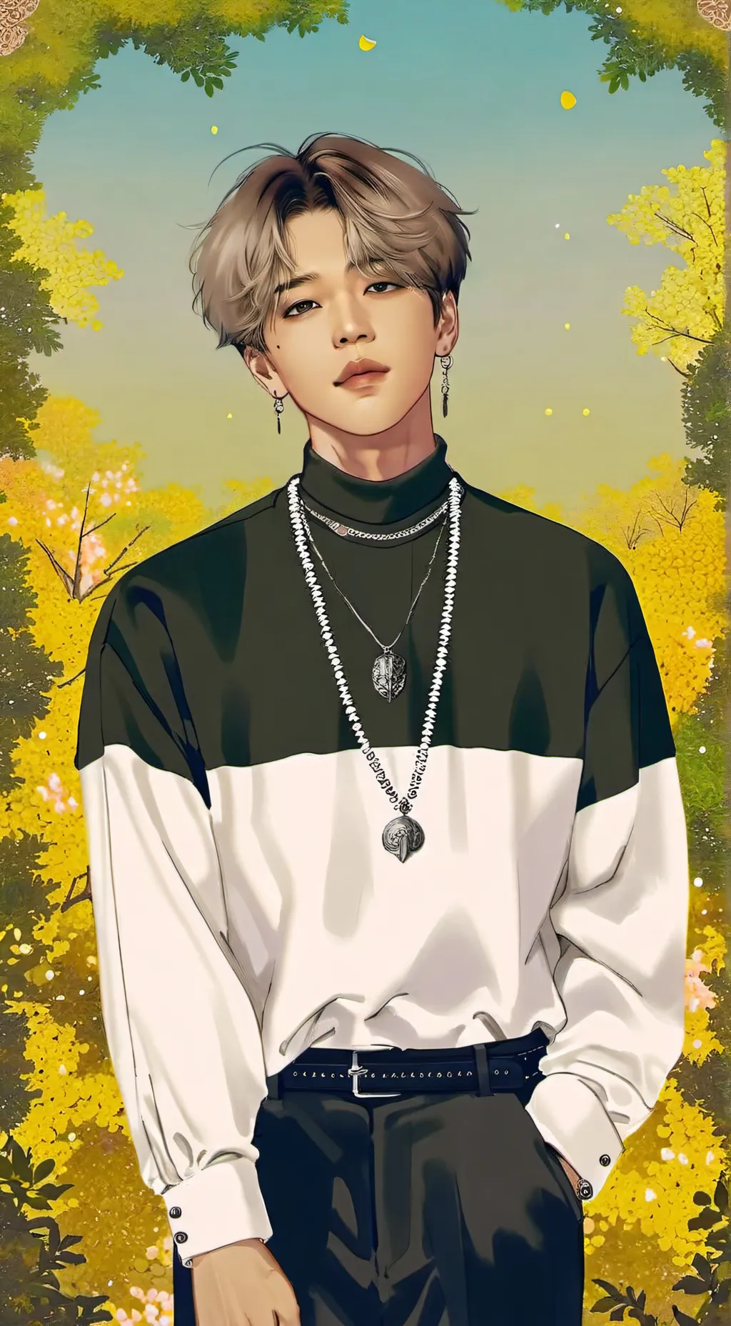 ai character: Jimin💜 (BTS) background