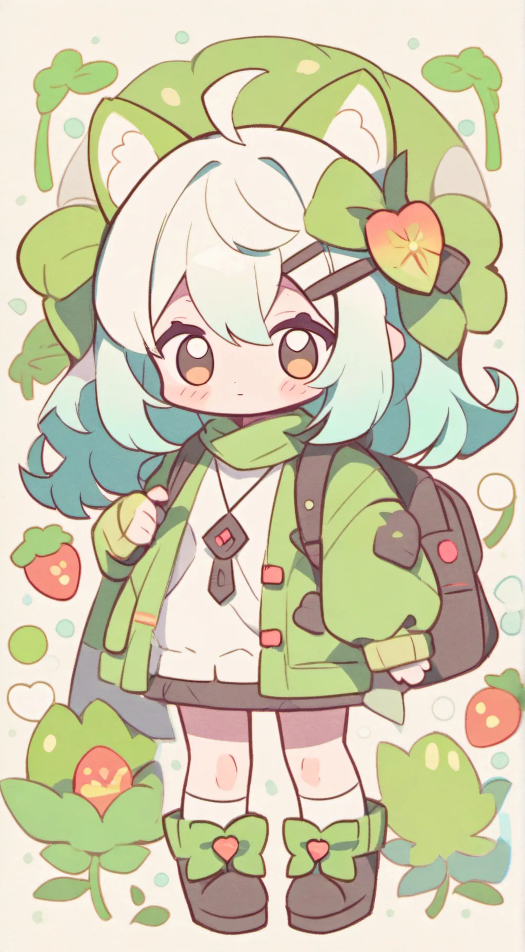 ai character: Baku X Deku  background