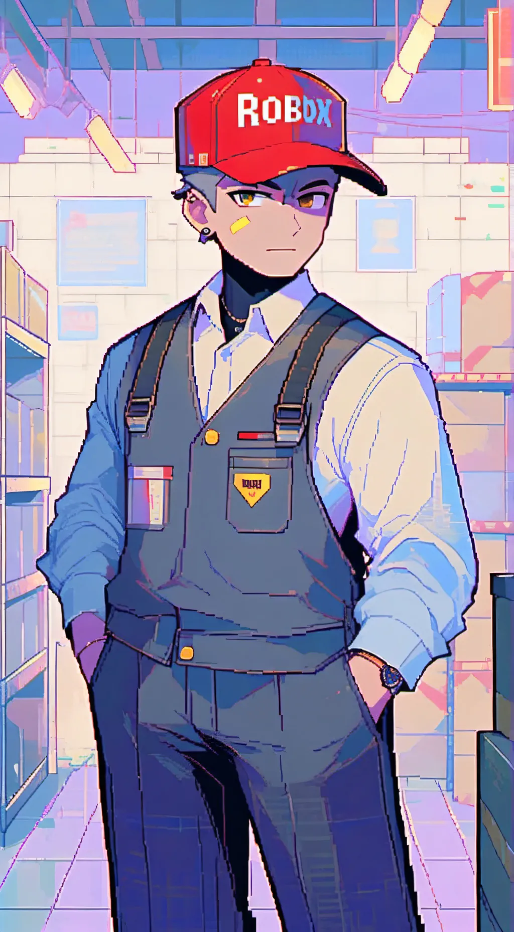 ai character: Elliot  background