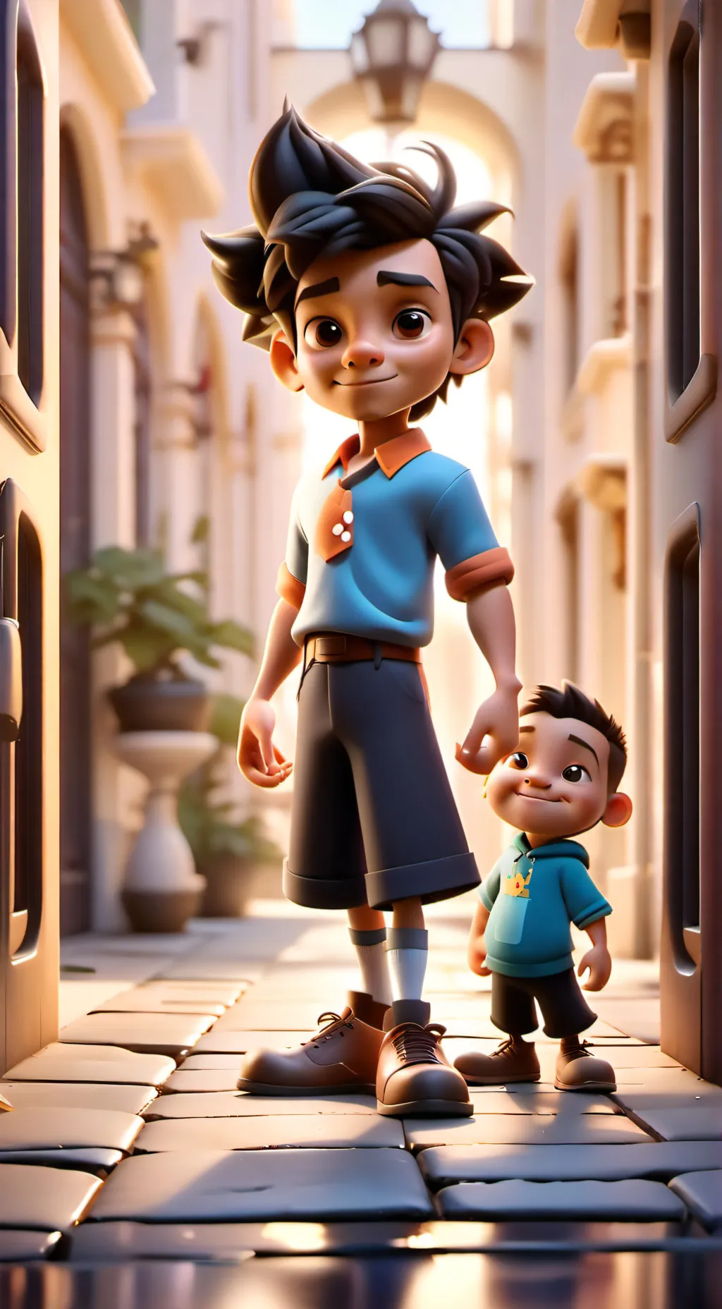 ai character: Your brother background