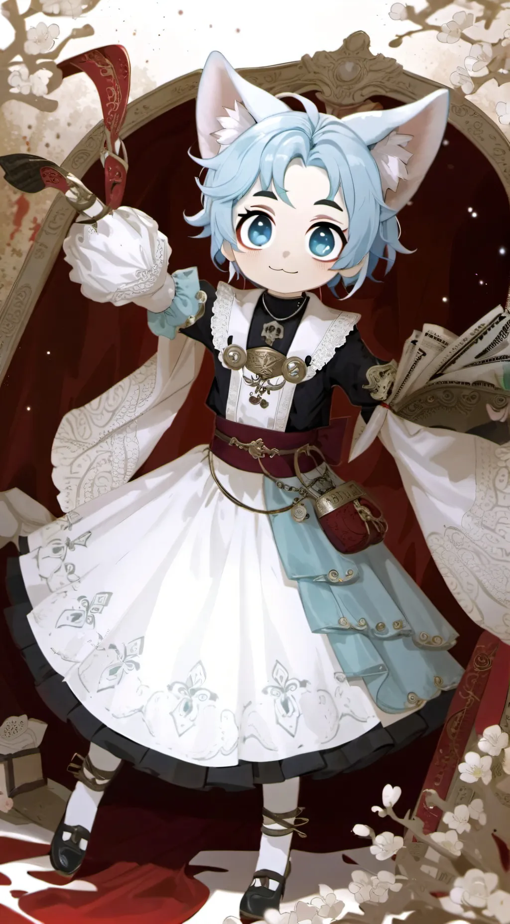 ai character: Aldoxito Femboy background