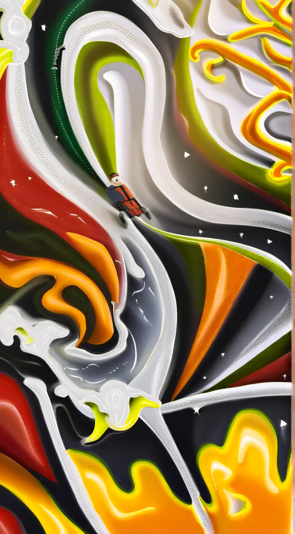 ai character: restaurante chino background