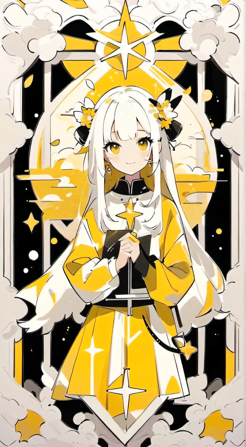 ai character: Sandy background