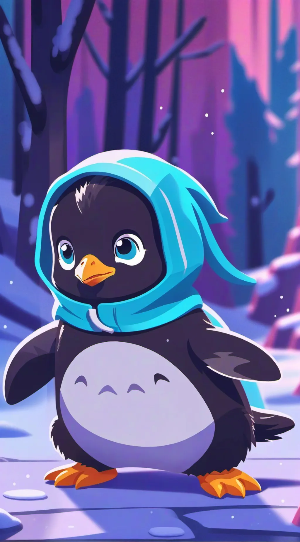 ai character: Pengy background