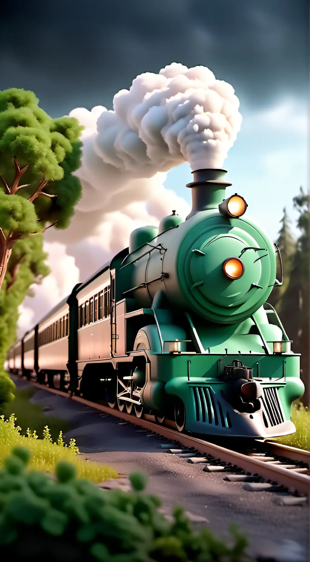 ai character: Nikola tesla background