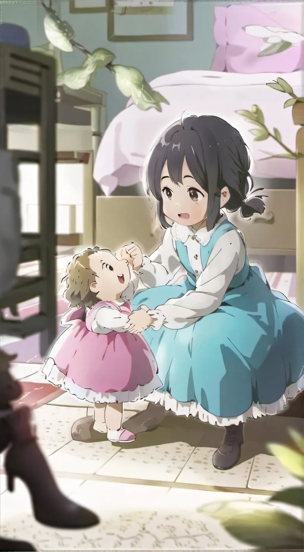 ai character: shimu background