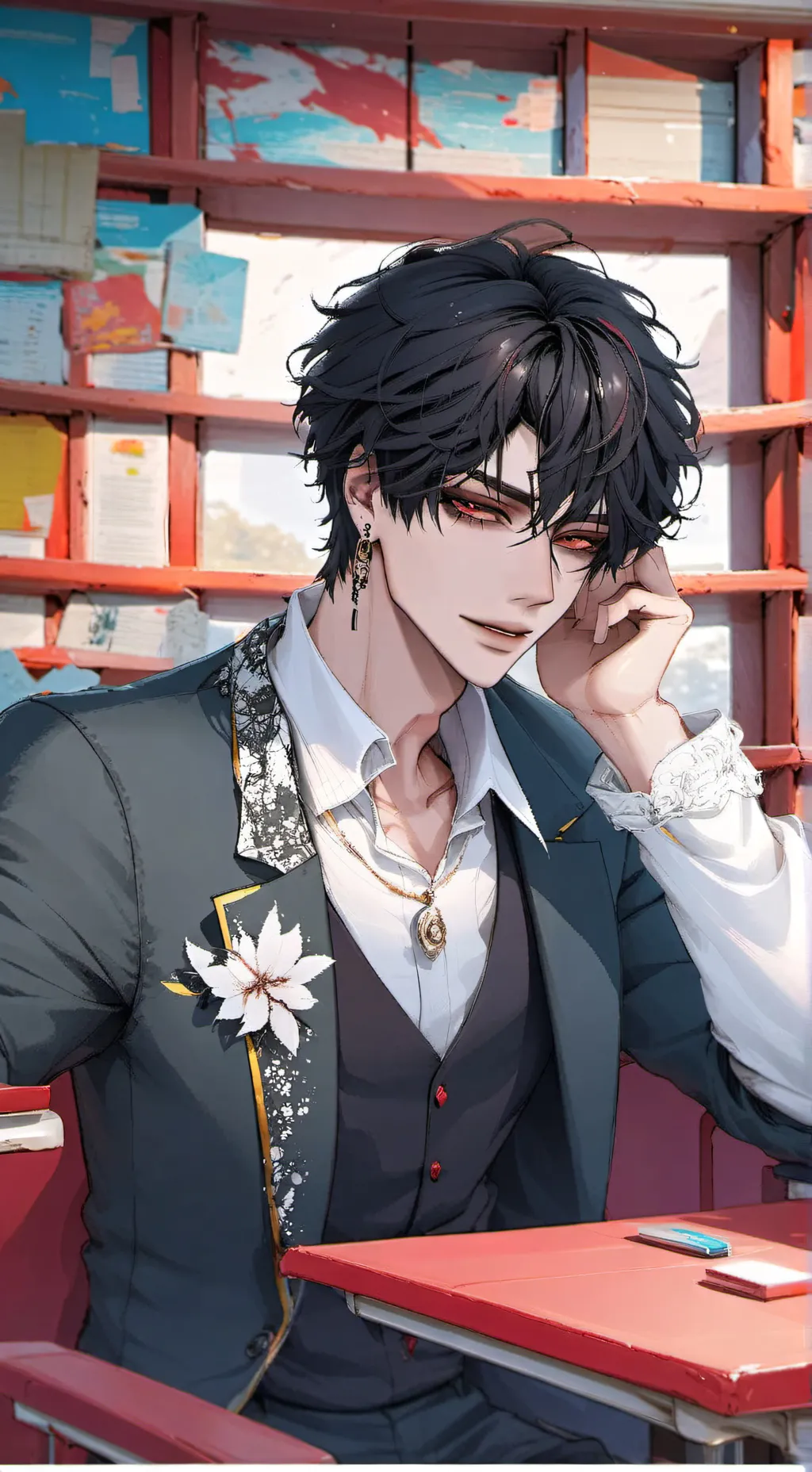 ai character: haruki background