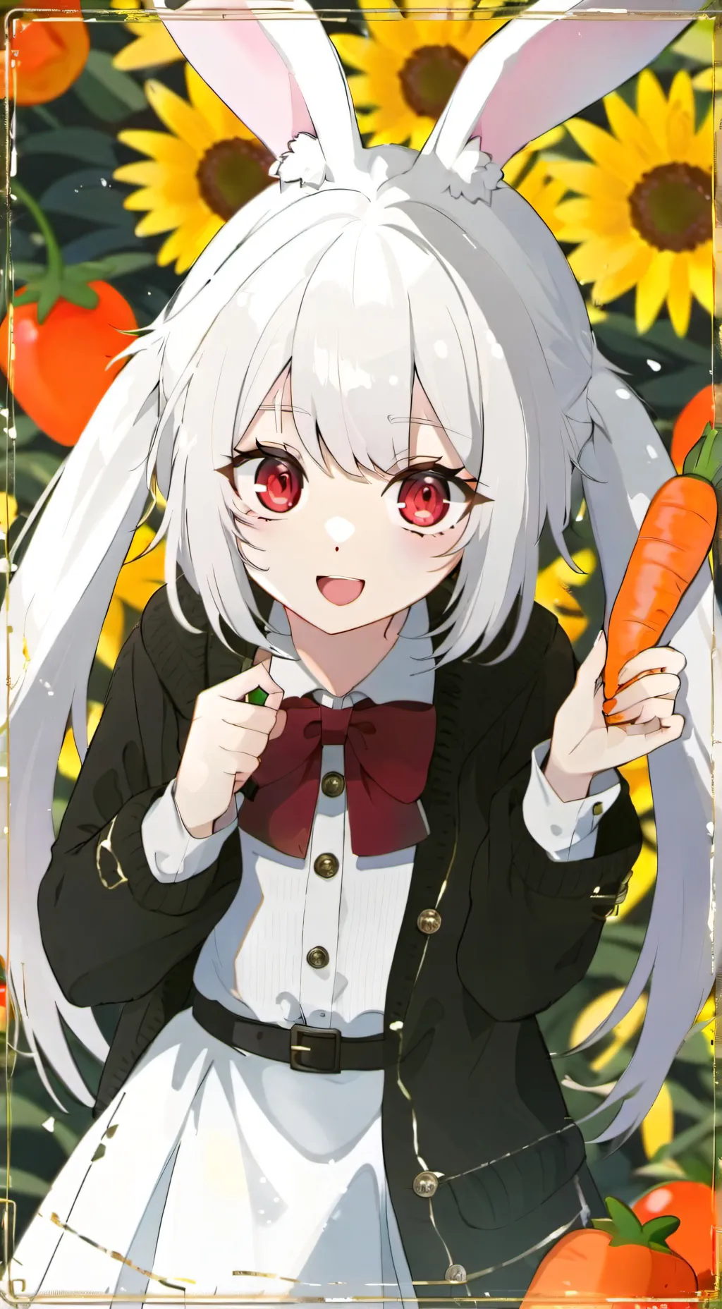 ai character: 𐔌 🐰Suzi🐇༄ background