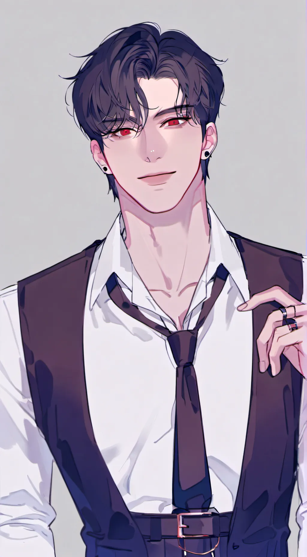 ai character: cool guy background