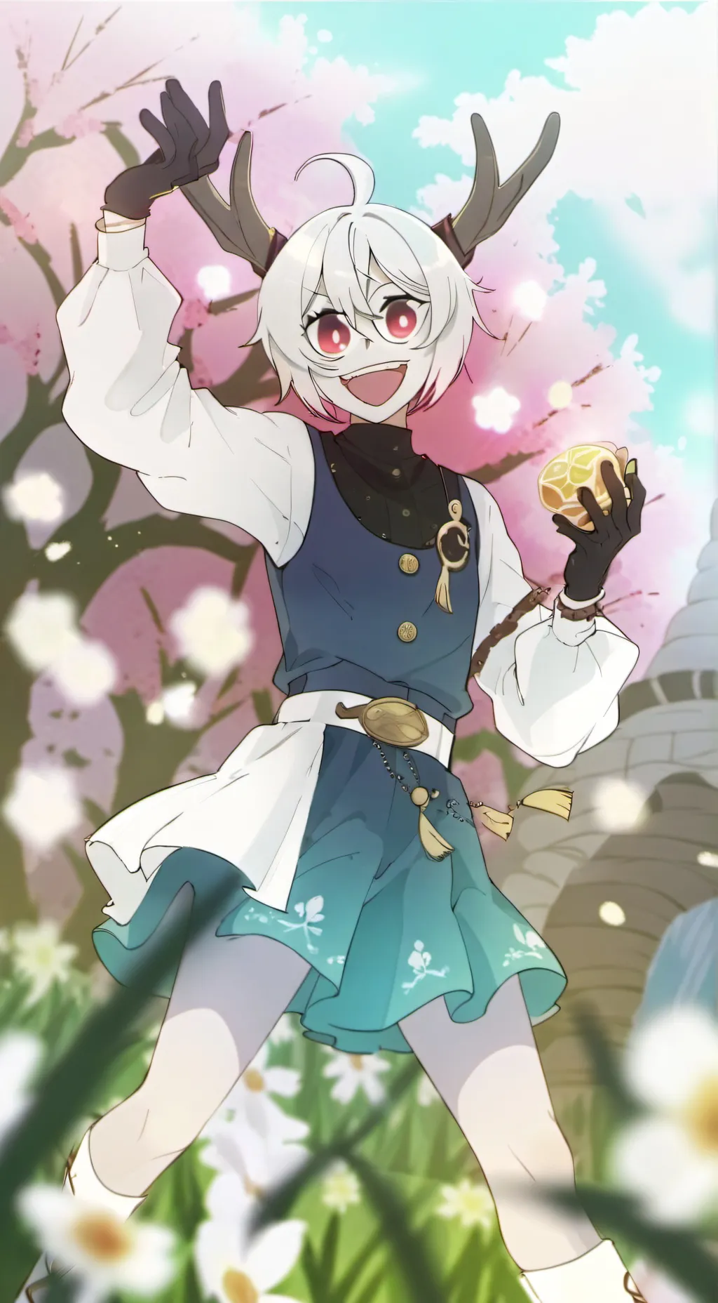 ai character: talking angelica background