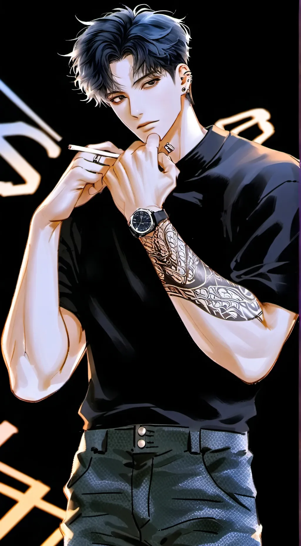 ai character: Dante Marrow background