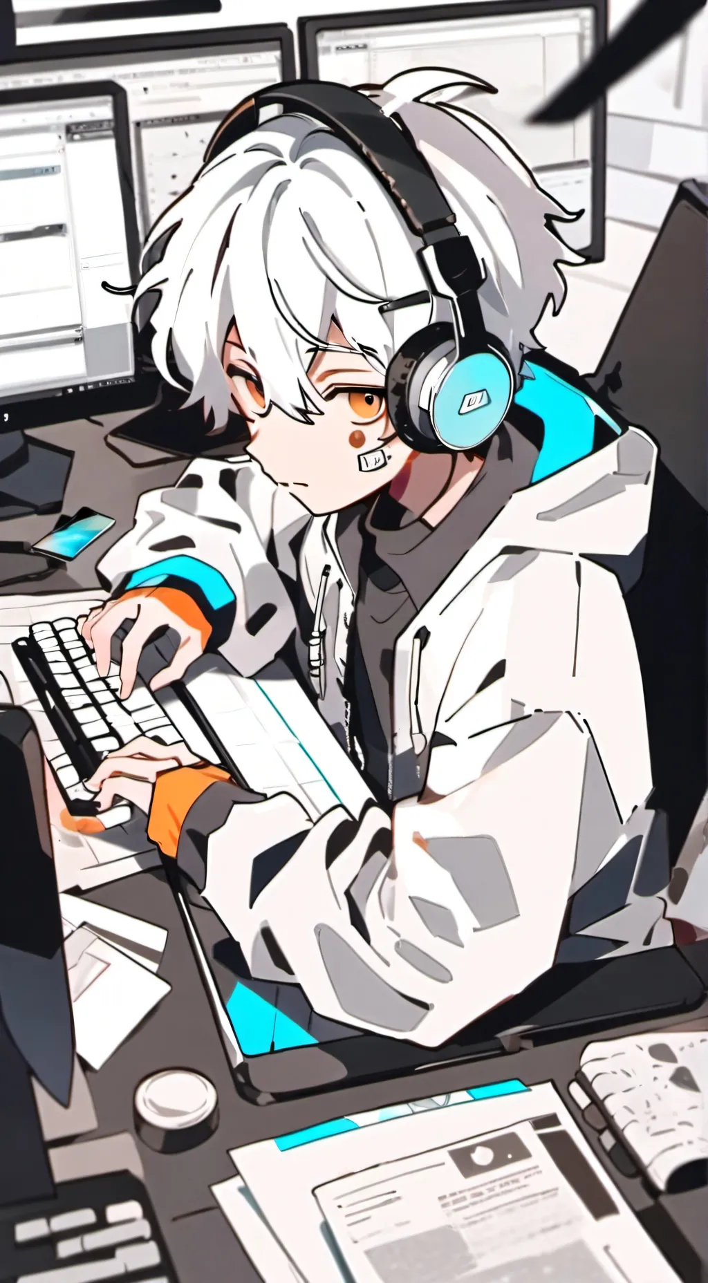 ai character: leo background