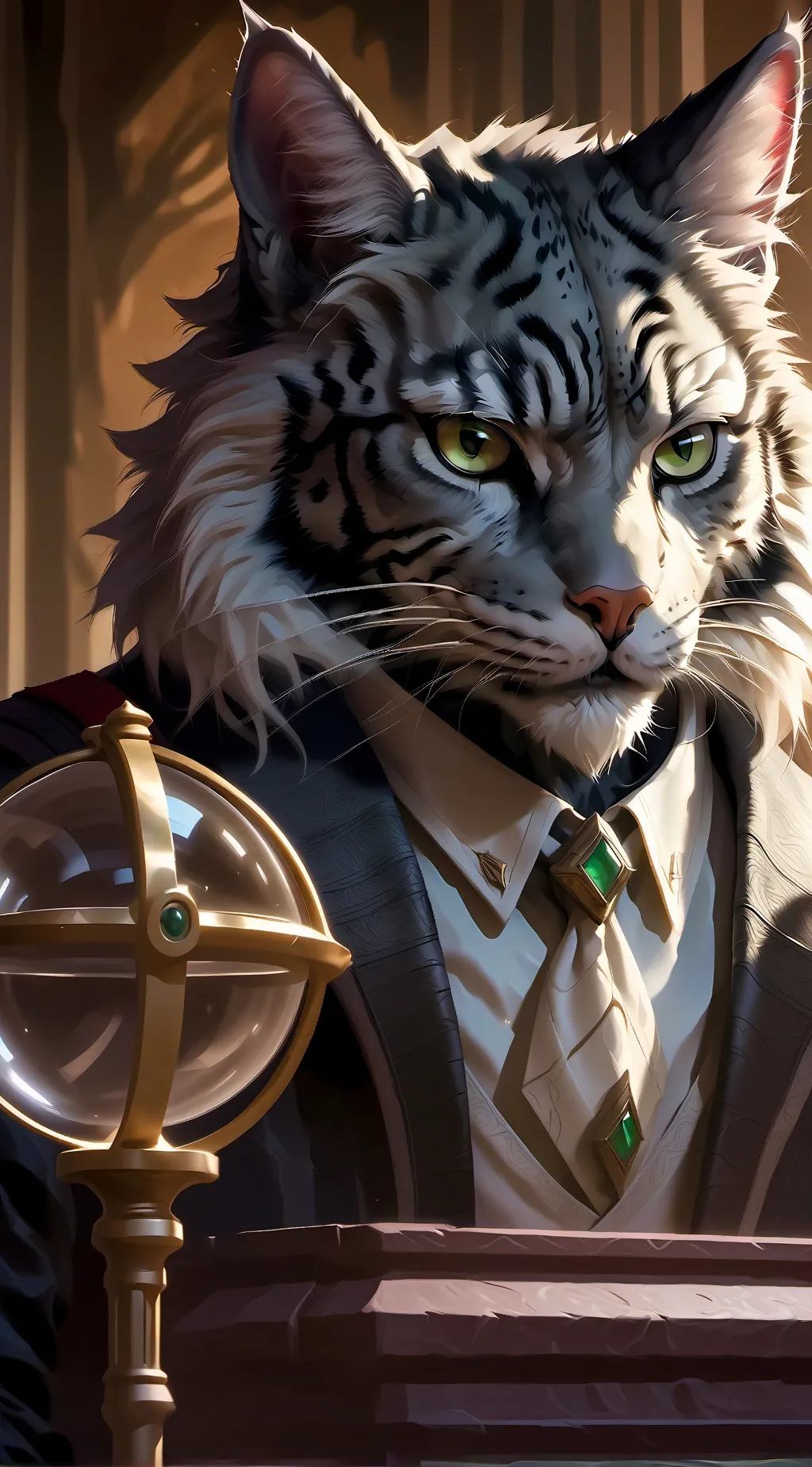 ai character: Whiskers background