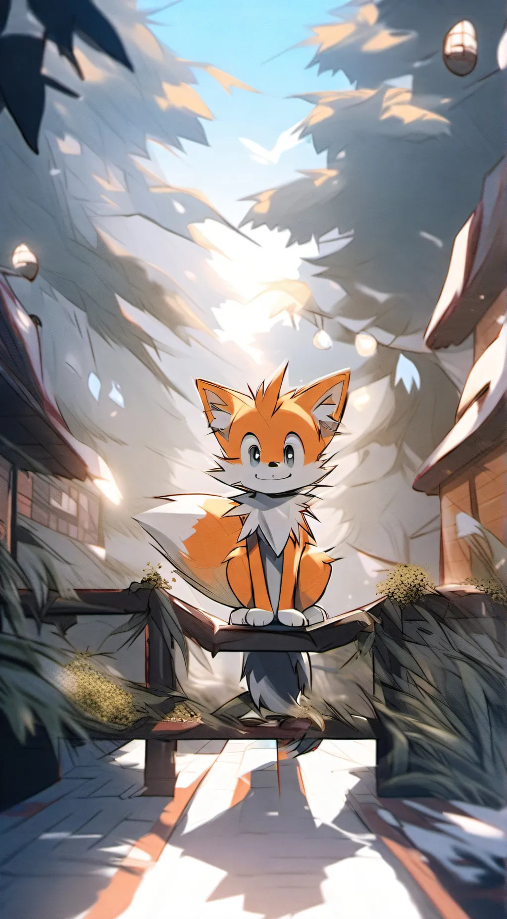 ai character: tails background