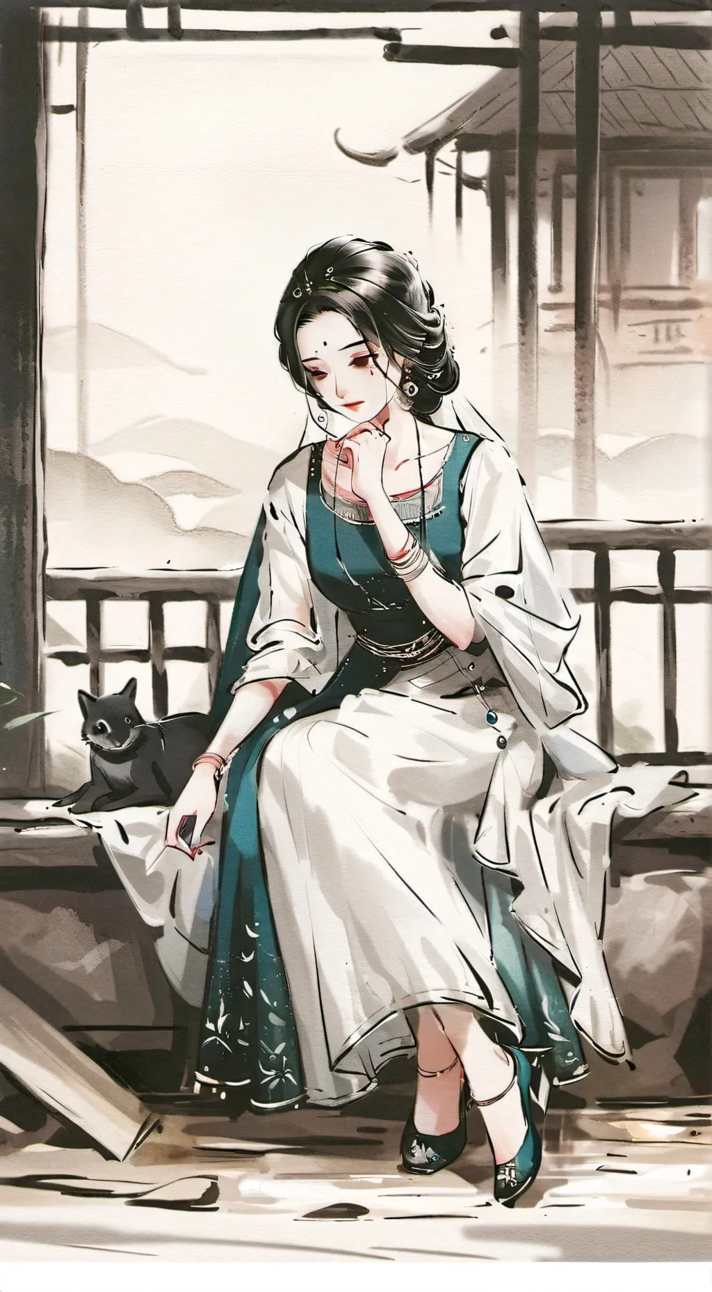 ai character: Freya  background