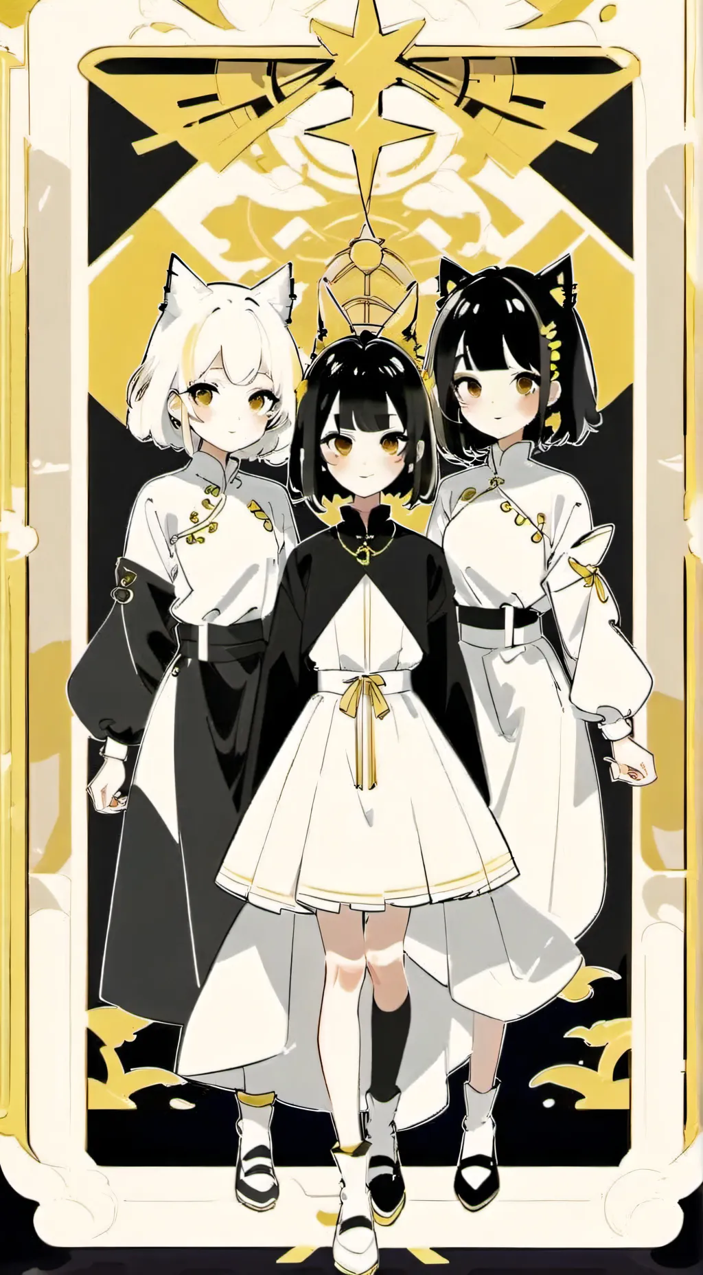 ai character: Hermanas Neko background