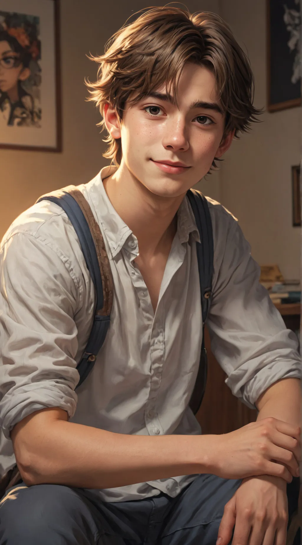 ai character: Ambitious Daydreamer background