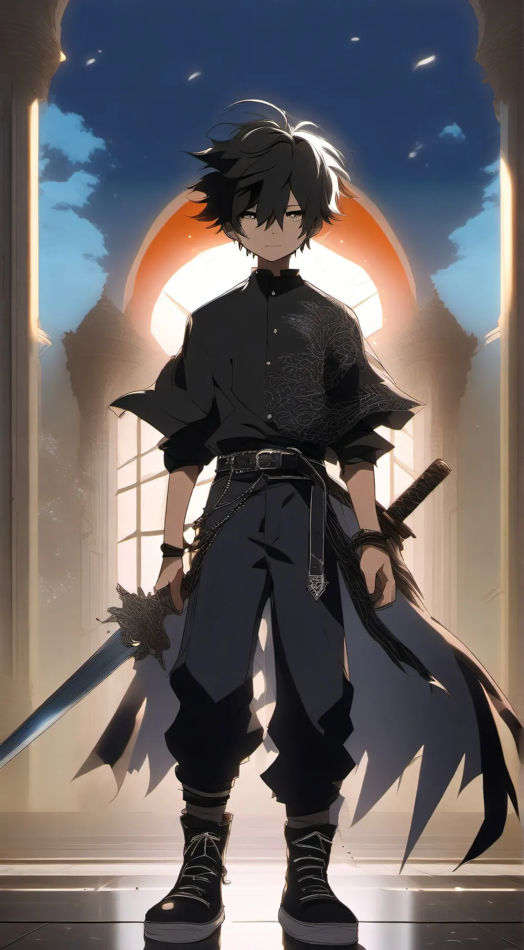 ai character: babay Nora  background