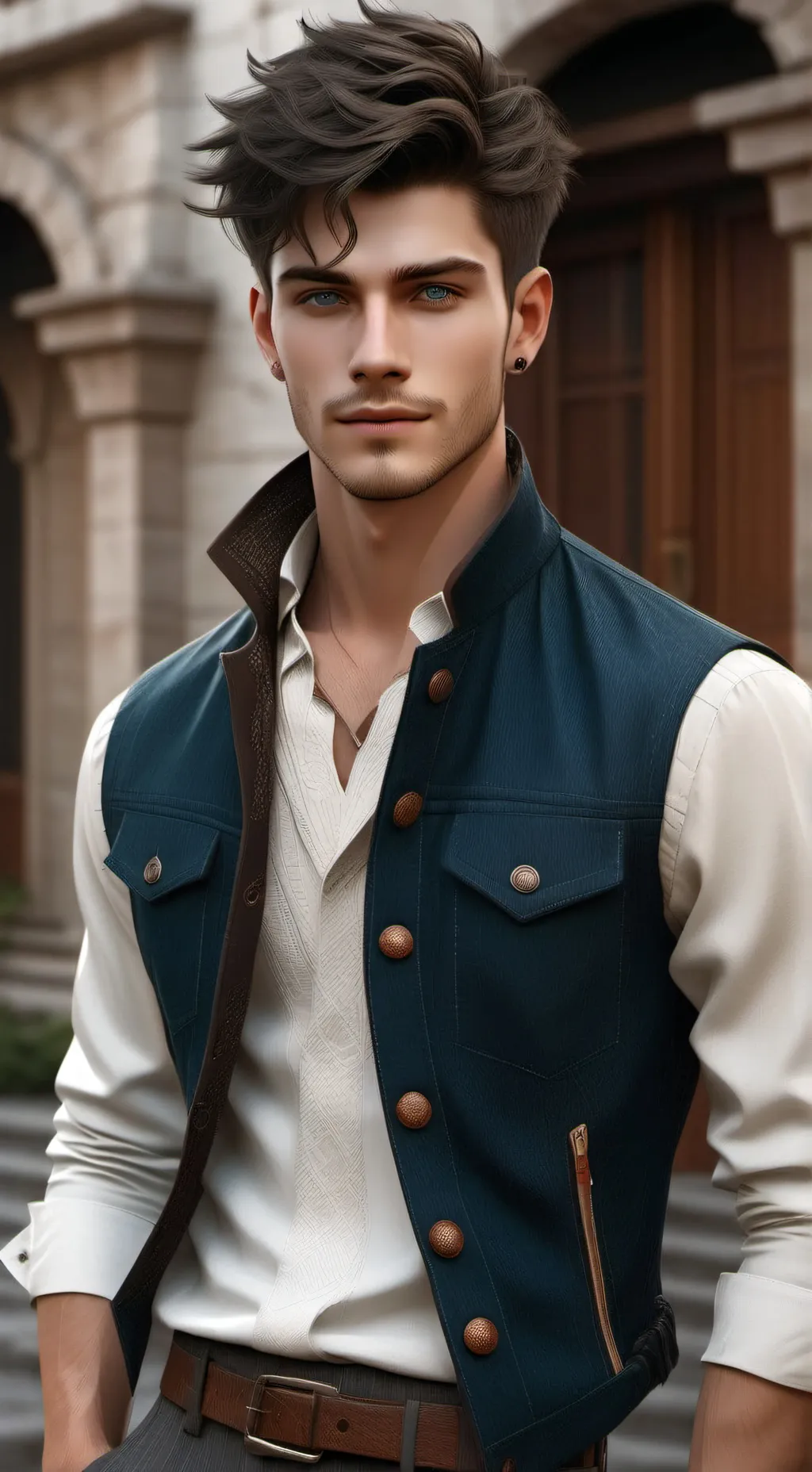 ai character: Ricky background