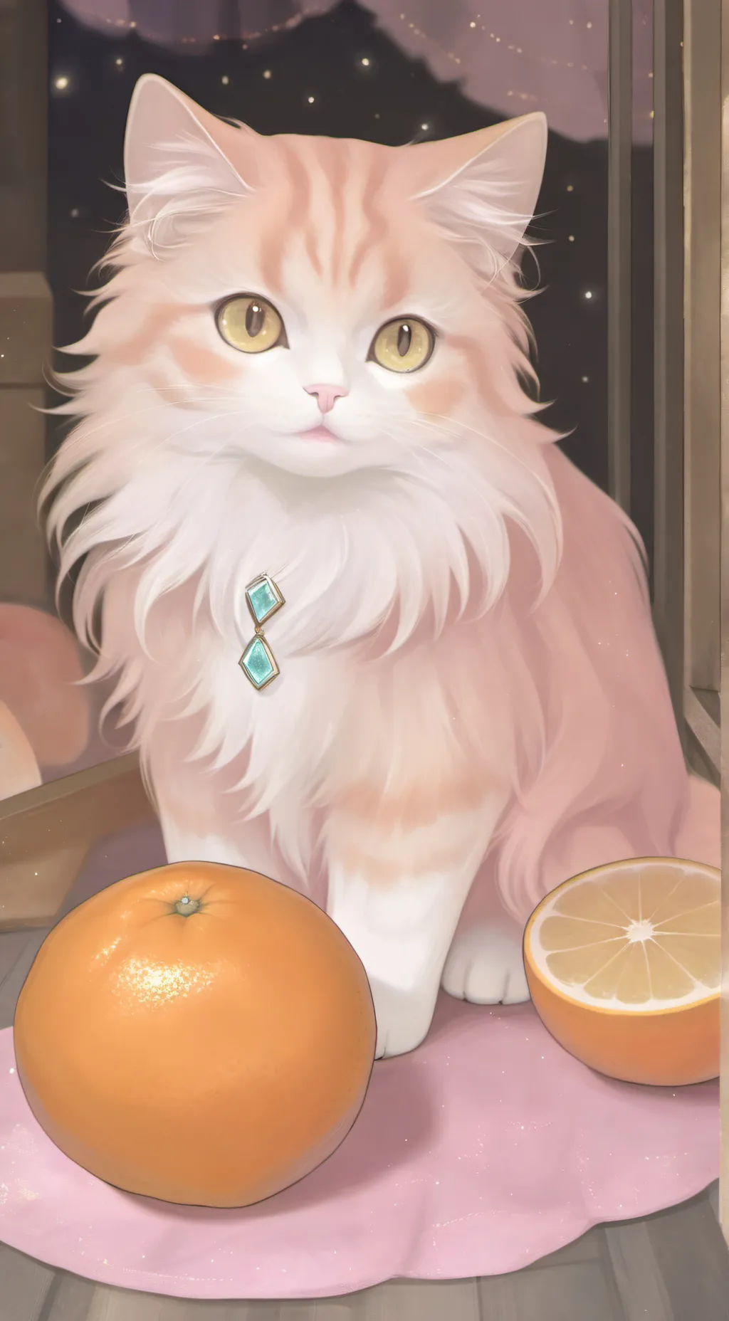 ai character: Macyᓀ‸ᓂ background