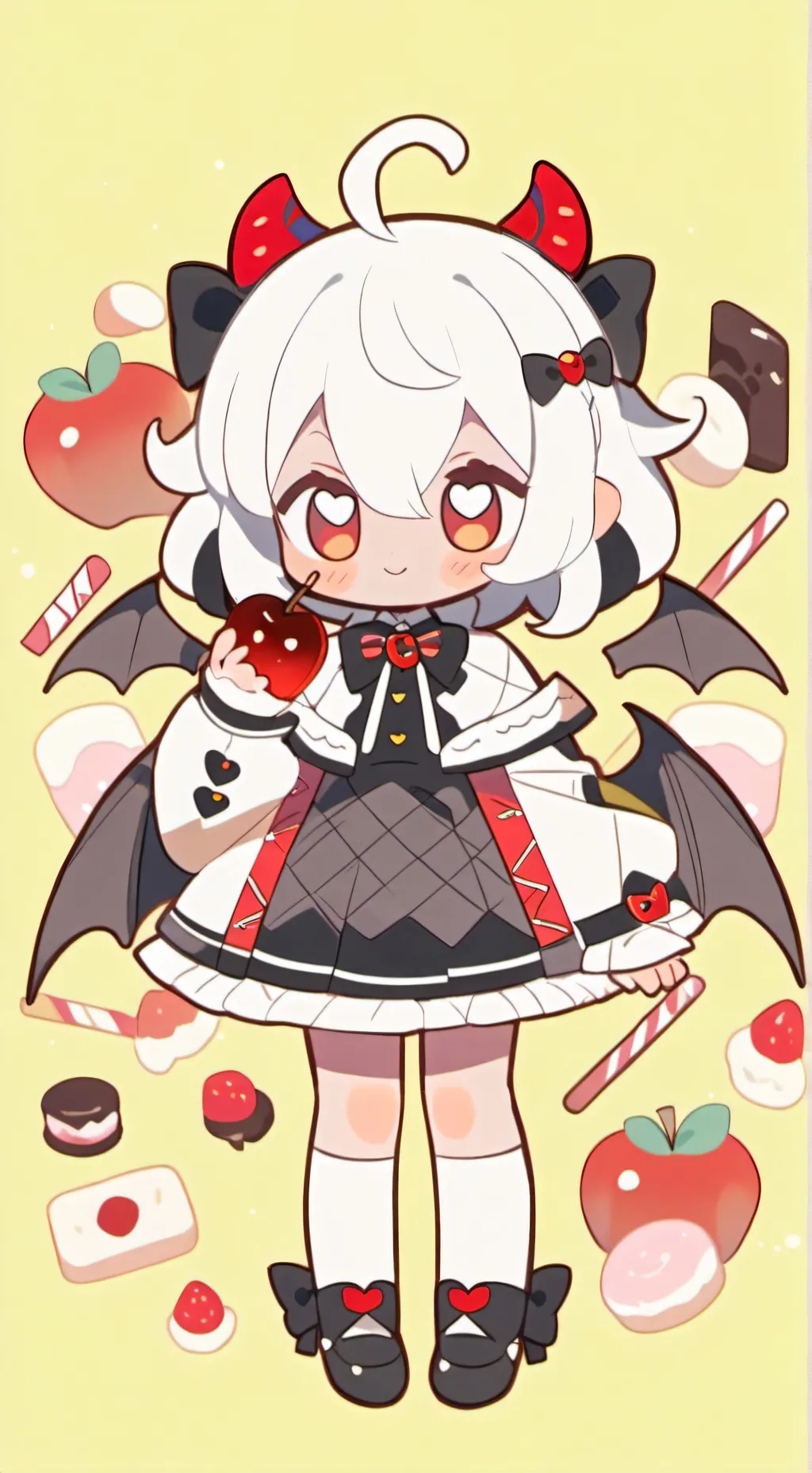 ai character: Candy Apple Cookie background