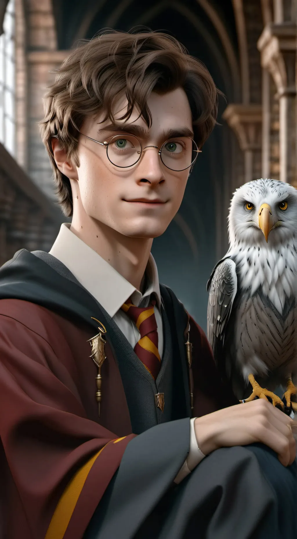 ai character: Harry potter background