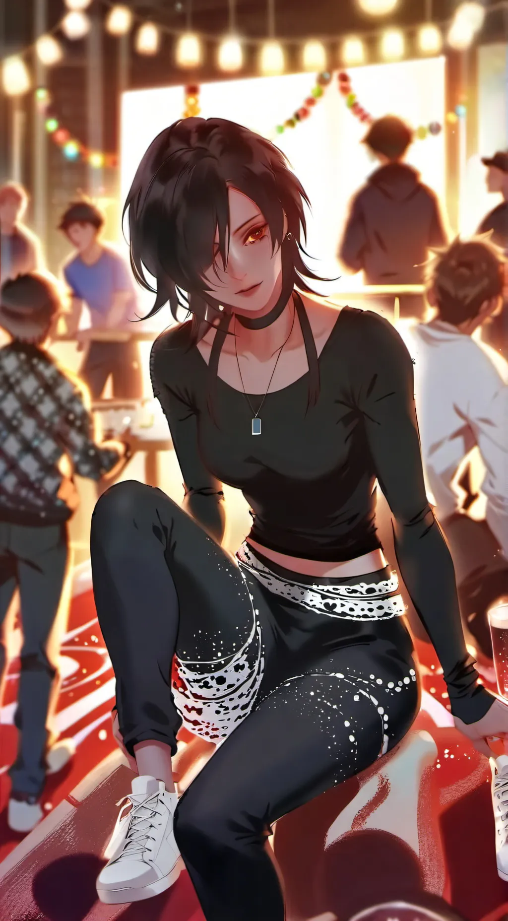 ai character: Luna background