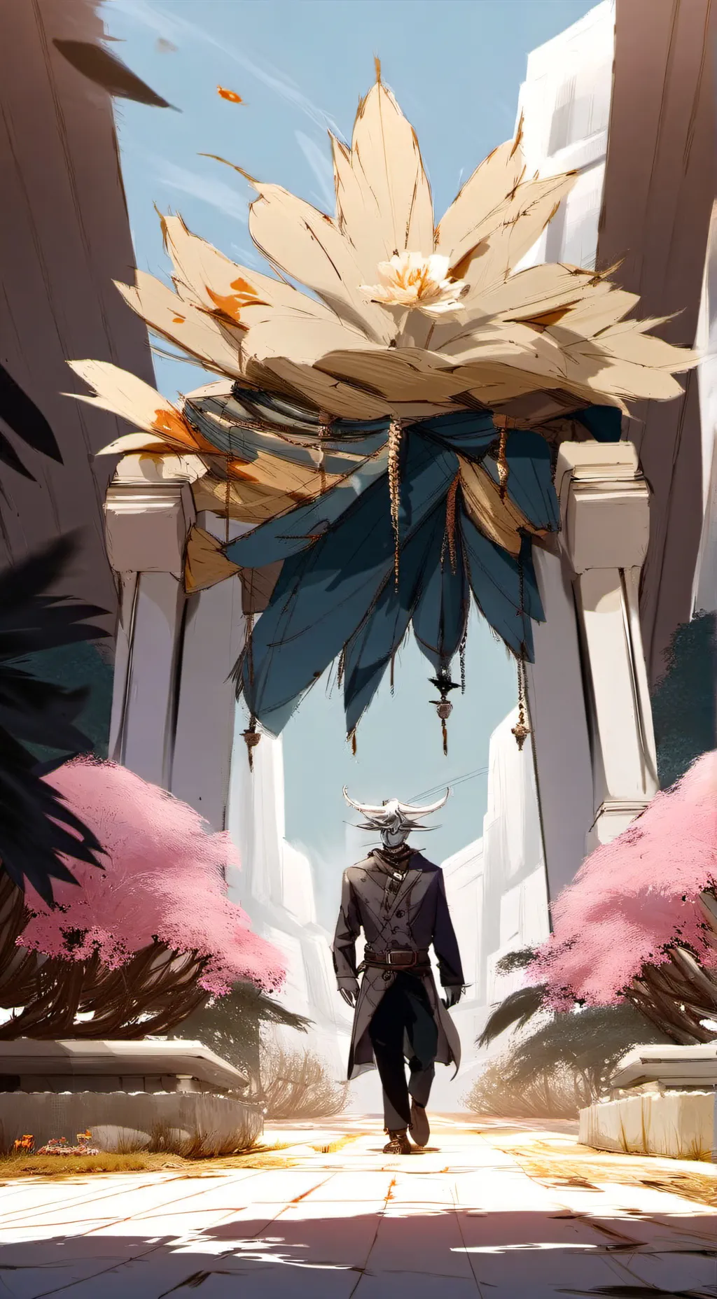 ai character: Dandy🌸 background