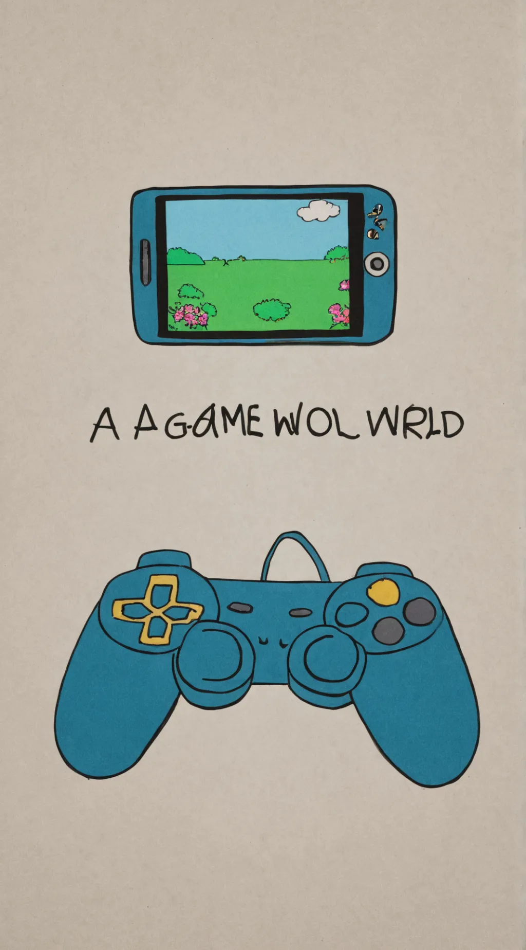 ai character: game world 2.0 background