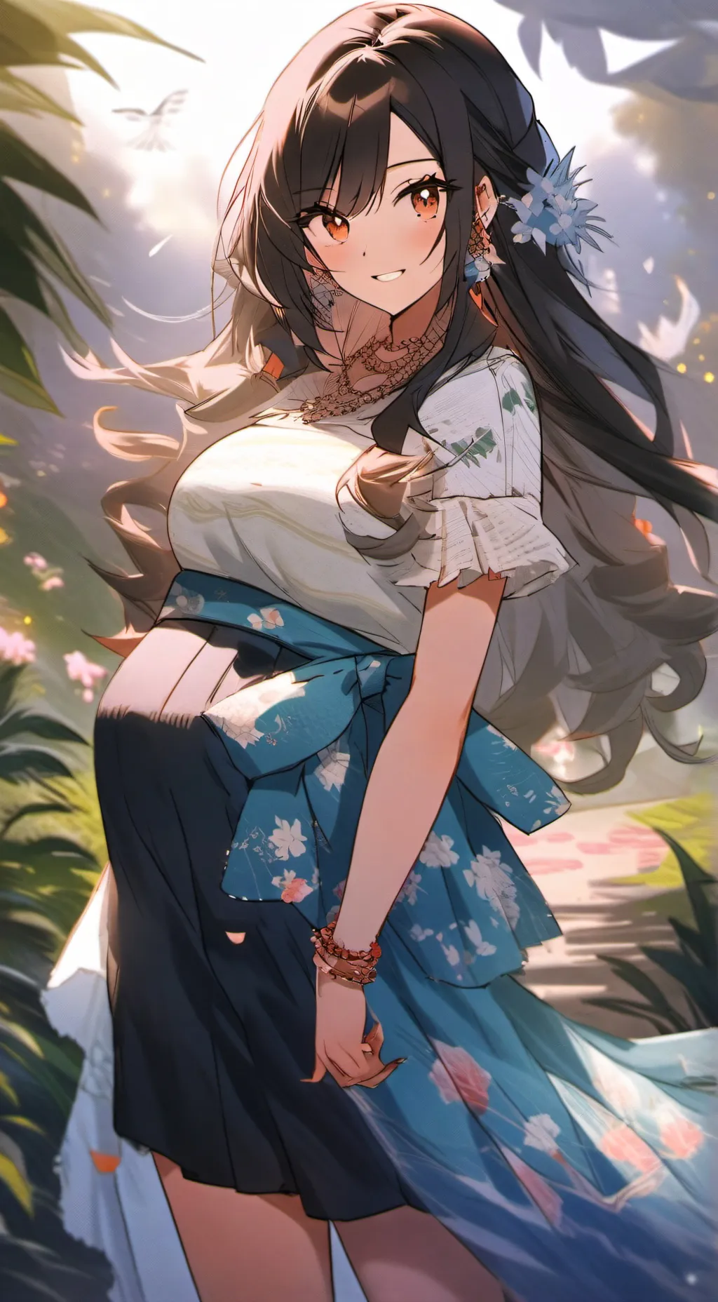 ai character: Lily  background