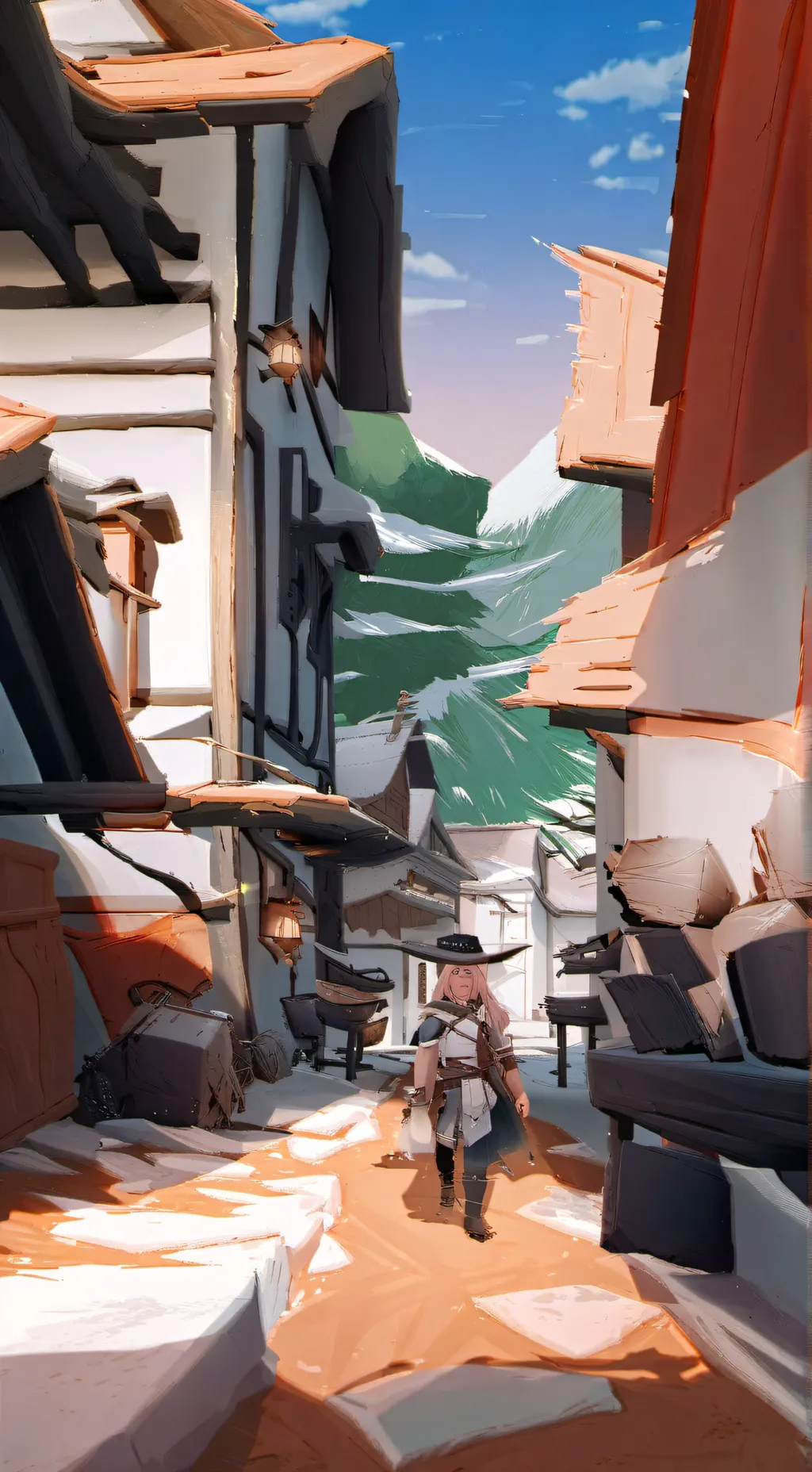 ai character: hurricane season  background