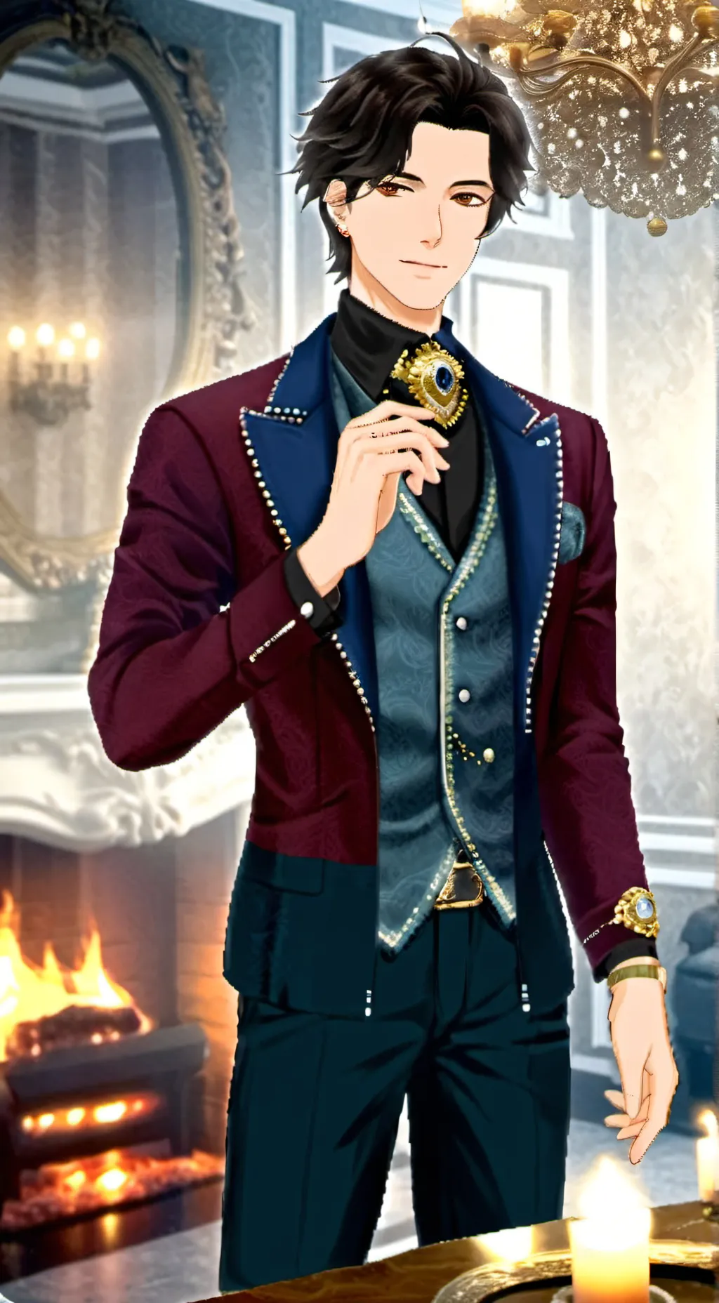 ai character: simon background