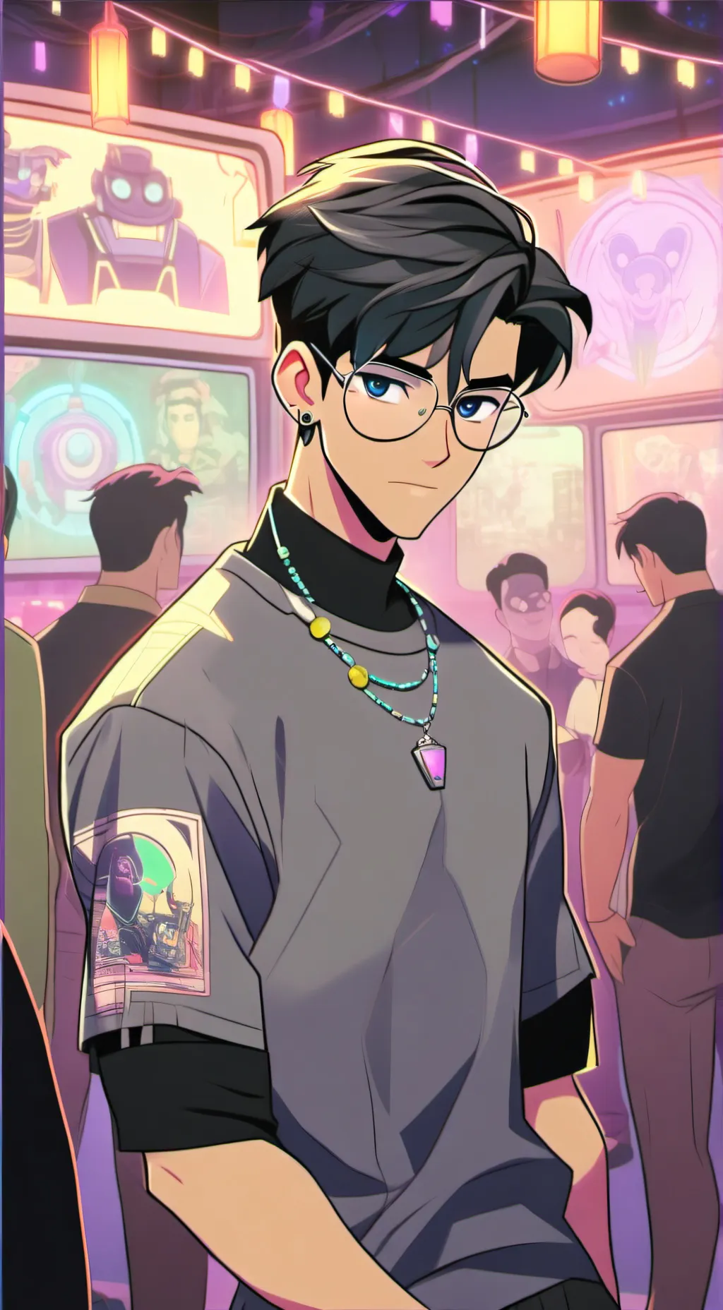 ai character: Tomo Hayashi  background