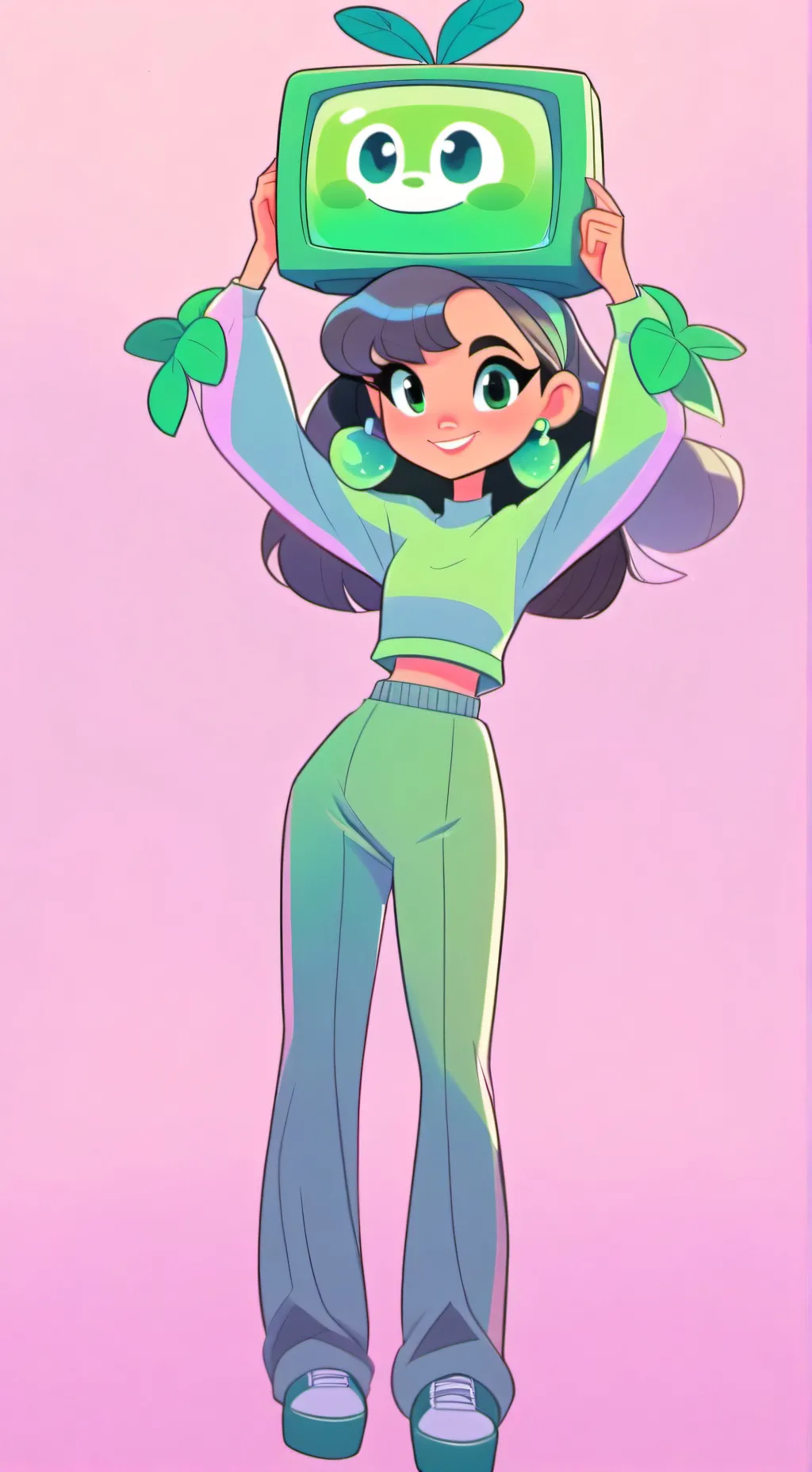 ai character: Vee background