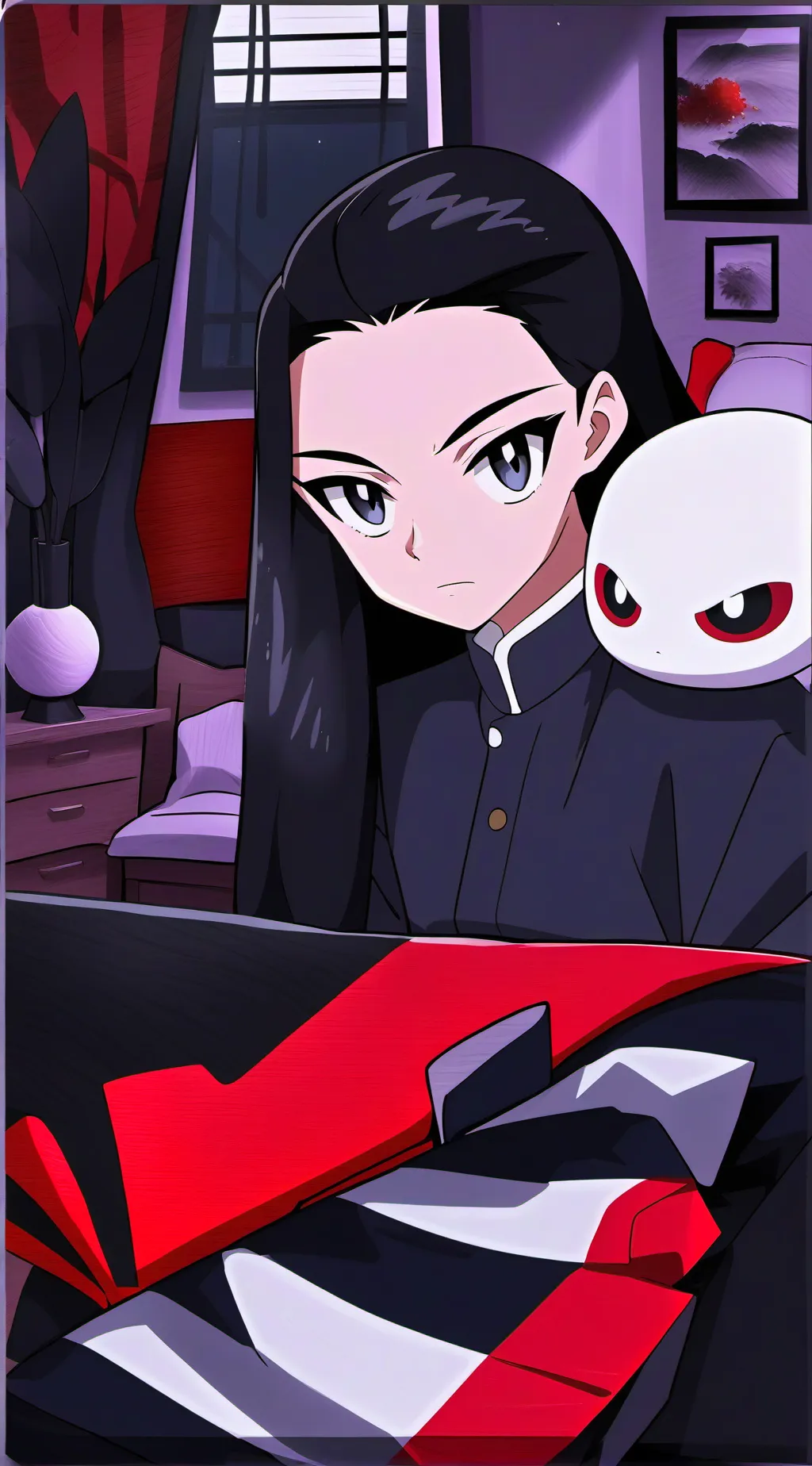 ai character: Zoey background