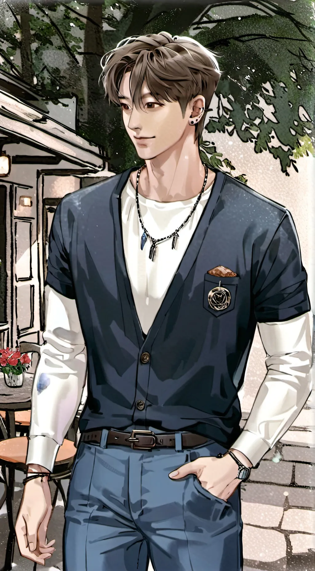 ai character: Jeon Jungkook 👹 background