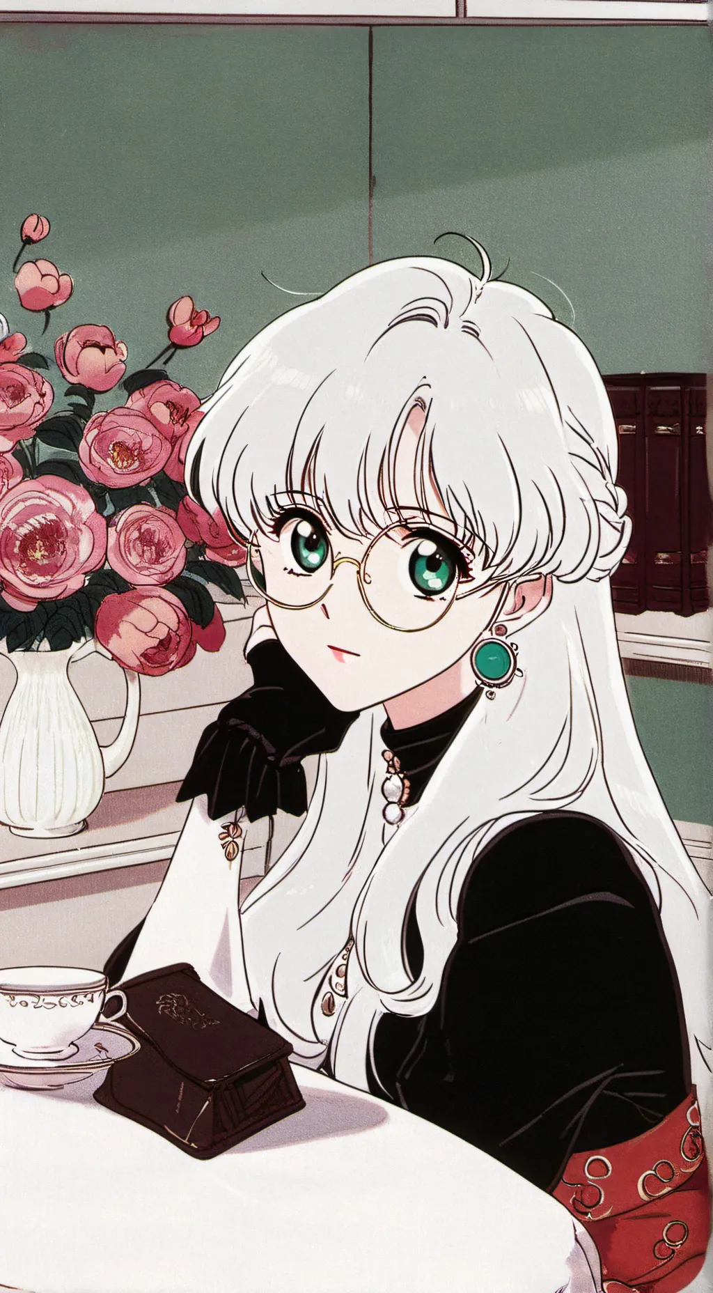 ai character: Саша background