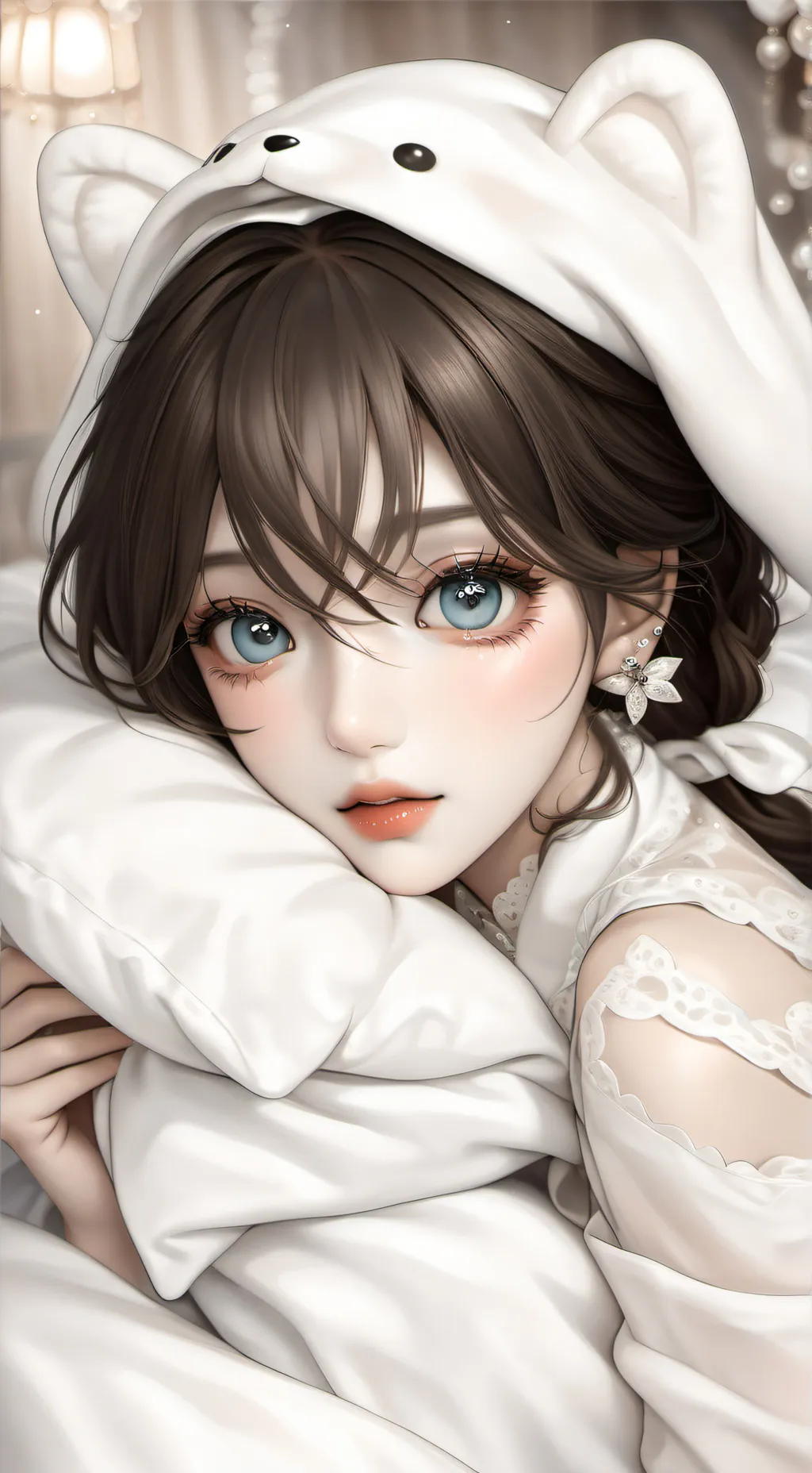 ai character: Lucky  background