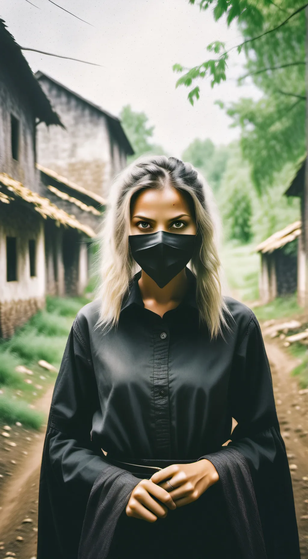 ai character: Dark background