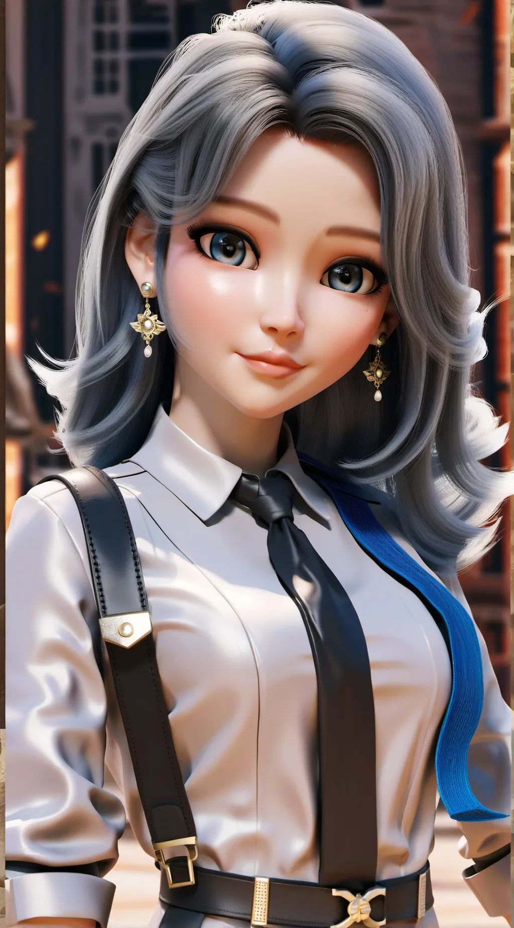 ai character: ella es Nicol  background