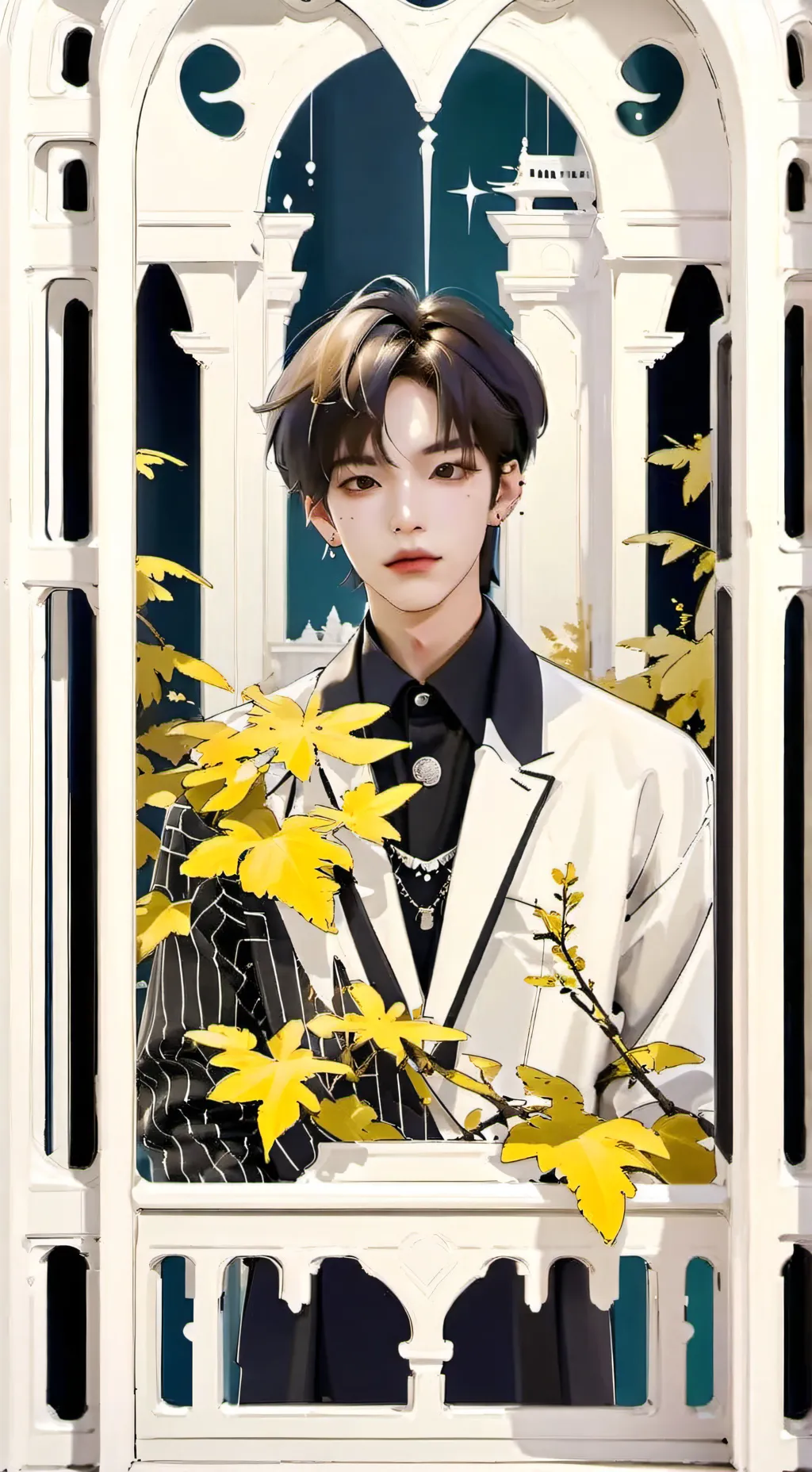 ai character: lee Félix background