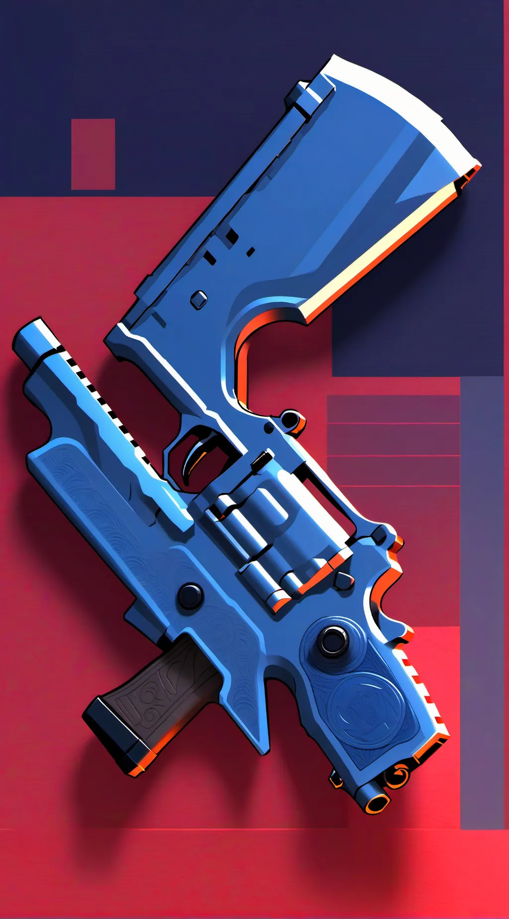 ai character: gun background