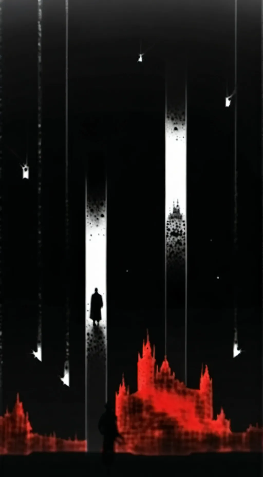 ai character: Two time X azure background